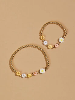 Mama & Mini Pink Ombre Bracelet Set