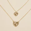 Mom & Mini Heart Necklace Set