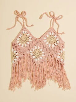 Willow Fringe Toddler Tank 5 Willow Fringe Toddler Tank -Toddler Clothing Store 001753 STA1000 T23 ROSE 01