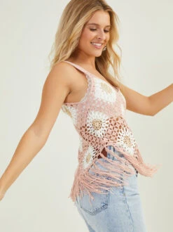 Willow Fringe Mama Tank -Toddler Clothing Store 001753 STA2071 ROSE 02