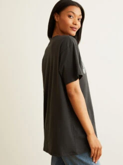 Mama Groovy Graphic Tee -Toddler Clothing Store 001890 A1437R048JD WASHED BLACK 01