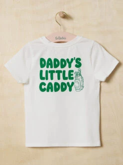 Daddy's Little Caddy Tee -Toddler Clothing Store 001890 A1467R005BD IVORY 01