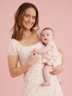 Emery Eyelet Floral Bubble