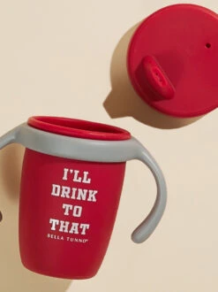 Drink To That Sippy Cup -Toddler Clothing Store 001934 SC15 CHERRY 01