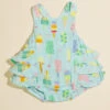 Ice Cream Truck Ruffle Sunsuit