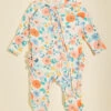 Emerson Floral Ruffle Footie