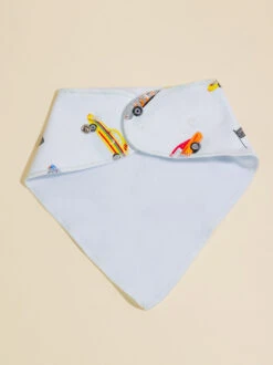 Muscle Cars Bib -Toddler Clothing Store 001937 178S24MUS BLUE 01