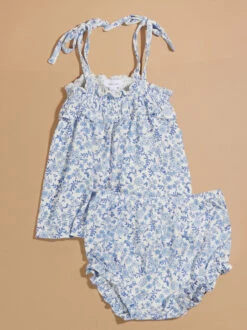 Dawn Floral Tank And Bloomer Set