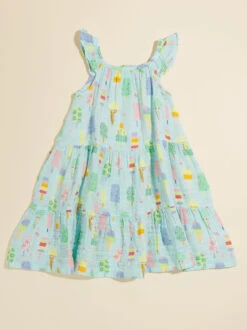 Ice Cream Truck Tiered Dress