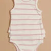 Mary Kate Ribbed Striped Bodysuit