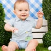 Tee Time Baby Striped Polo Set