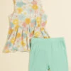 Good Vibes Daisy Tank And Shorts Set
