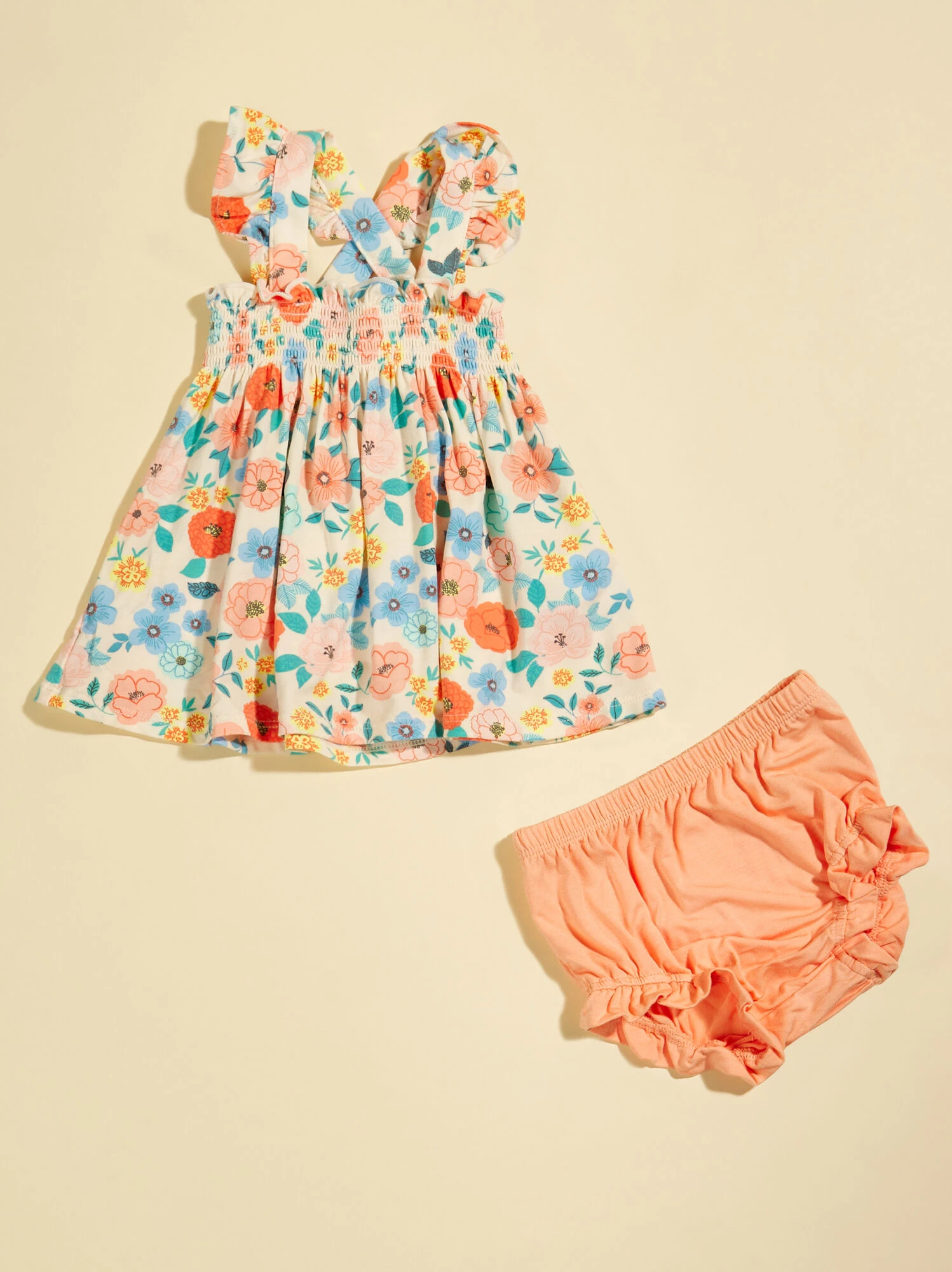 Emerson Floral Ruffle Tank And Bloomer Set 1 Emerson Floral Ruffle Tank And Bloomer Set