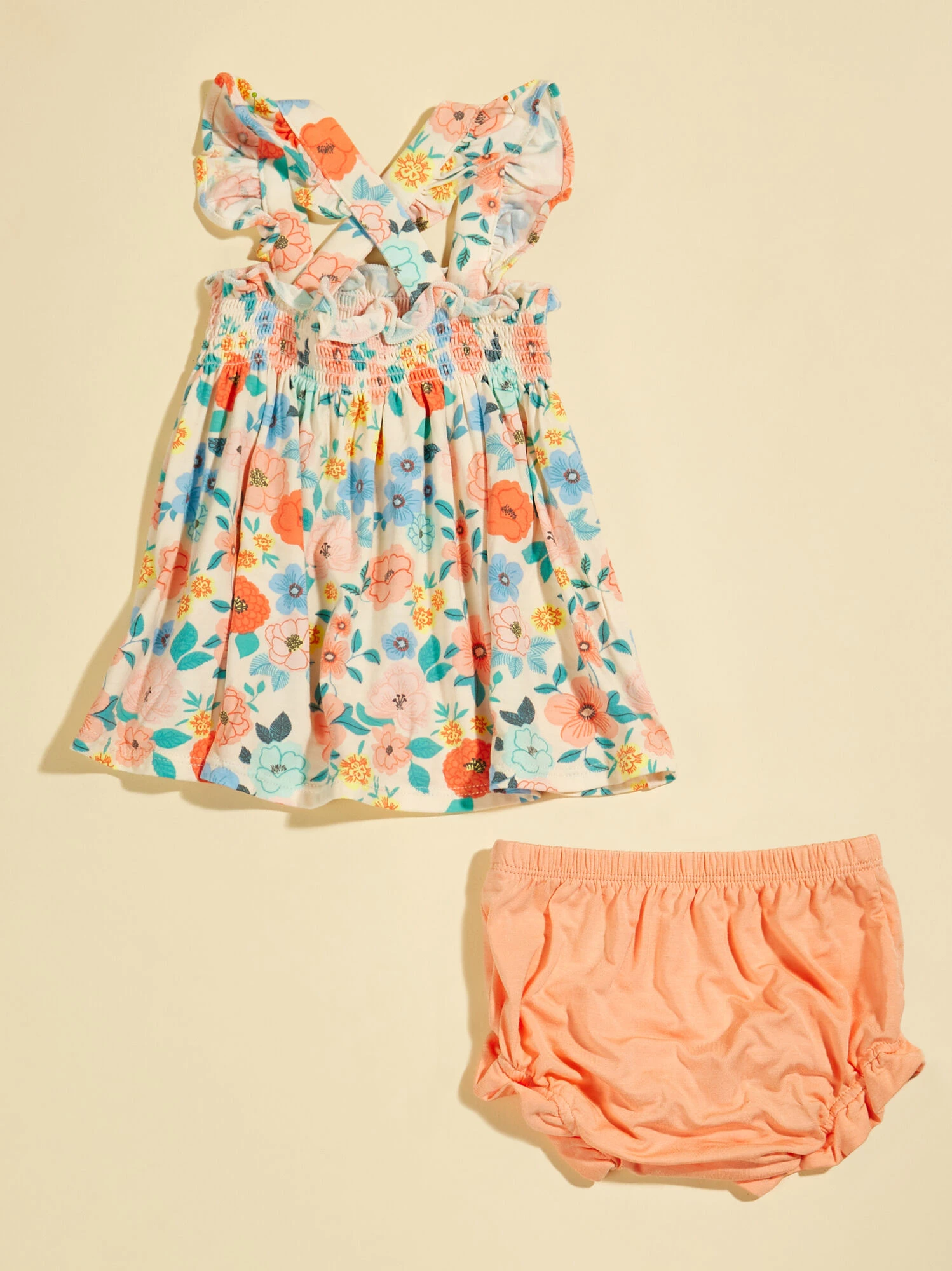 Emerson Floral Ruffle Tank And Bloomer Set 2 Emerson Floral Ruffle Tank And Bloomer Set - Image 2