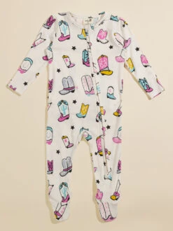 Toddler Clothing Store 13 Cowgirl Boots Ruffle Footie