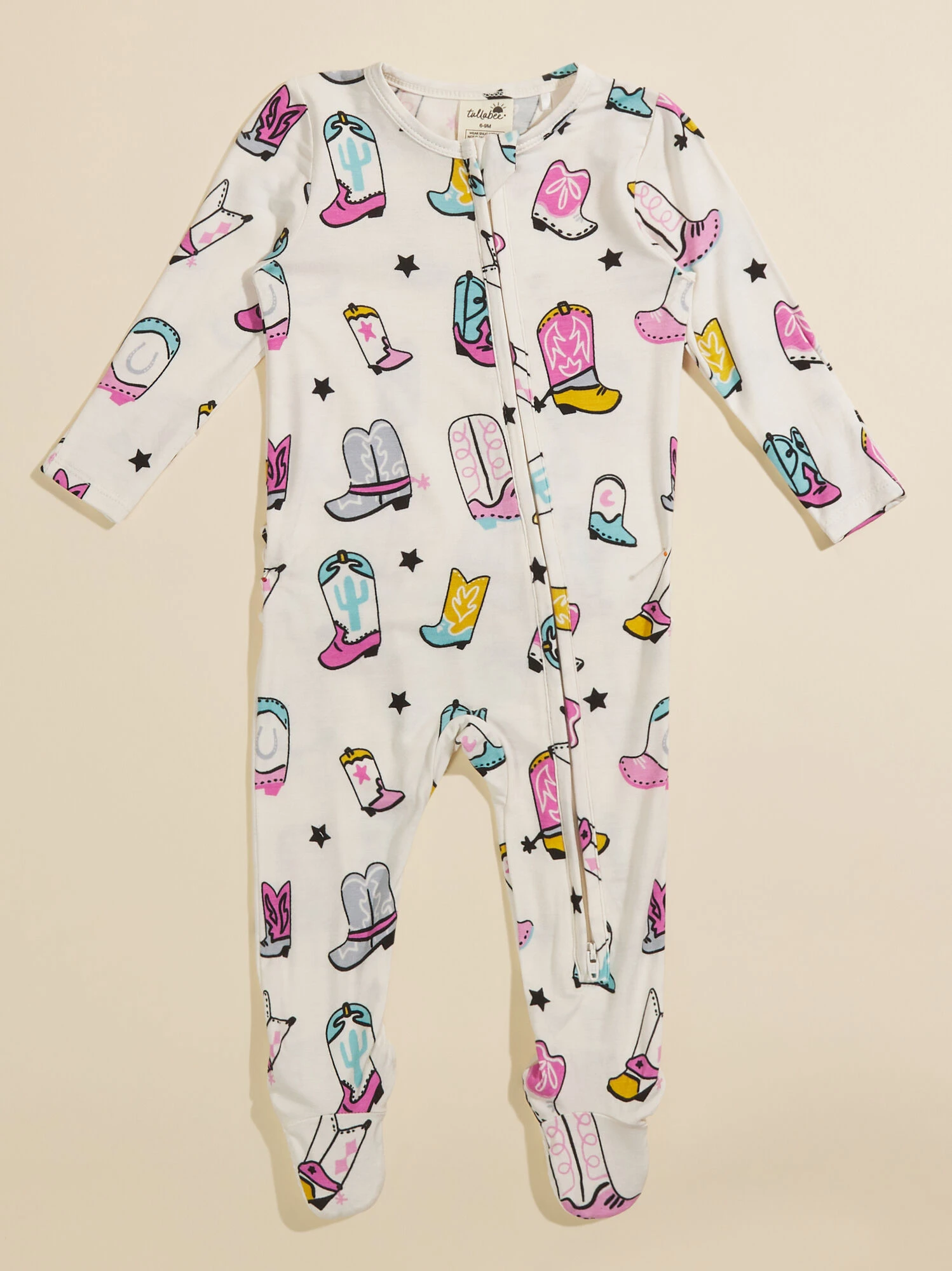 Cowgirl Boots Ruffle Footie 1 Cowgirl Boots Ruffle Footie