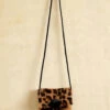Leopard Fur Crossbody Purse