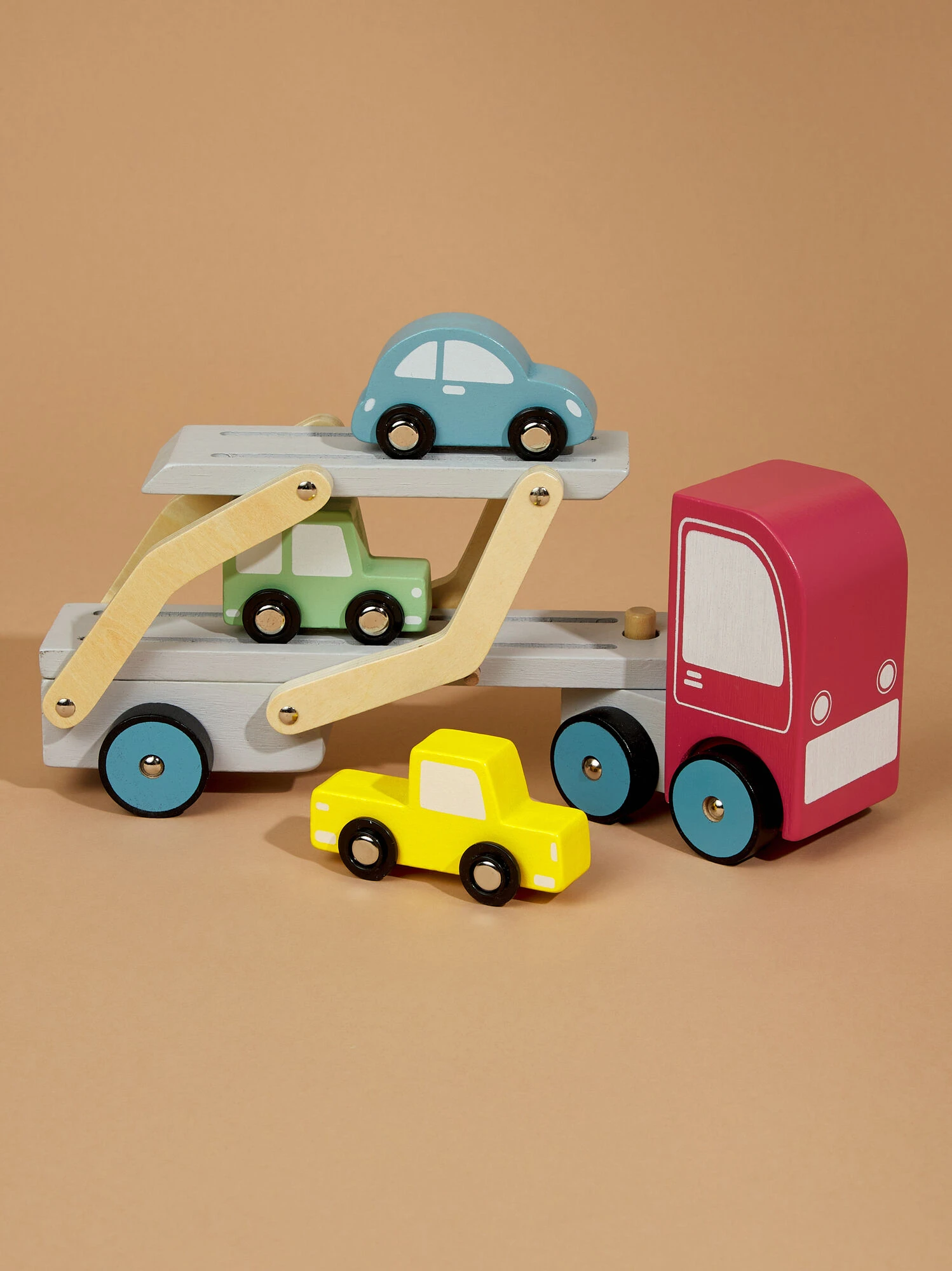 Wood Carrier Truck Set By MudPie 1 Wood Carrier Truck Set By MudPie