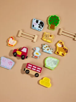 Farmhouse Toy Box By MudPie -Toddler Clothing Store 001981 10760218 MULTI 01