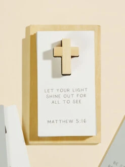 Scripture Stacker Puzzle By Mudpie -Toddler Clothing Store 001981 10760387 BLUE 02