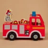 Firetruck Wood Set By MudPie