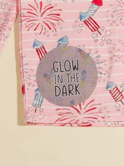 Firecracker Lounge Set By Mudpie -Toddler Clothing Store 001981 10860120 PINK 03