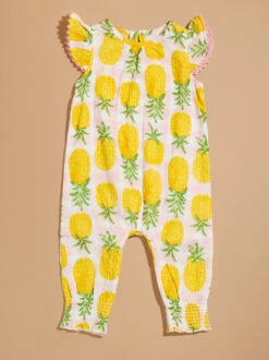 McKenzie Pineapple Jumpsuit By MudPie