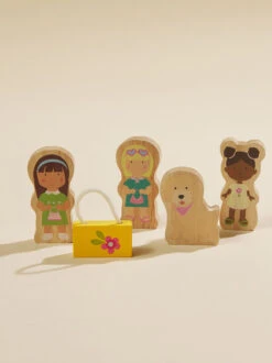 Wood Car Toy Set By Mudpie -Toddler Clothing Store 001981 11870006P PINK 02