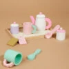 Wood Tea Party Set By MudPie