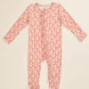 Rose Daisy Ruffle Footed Sleeper
