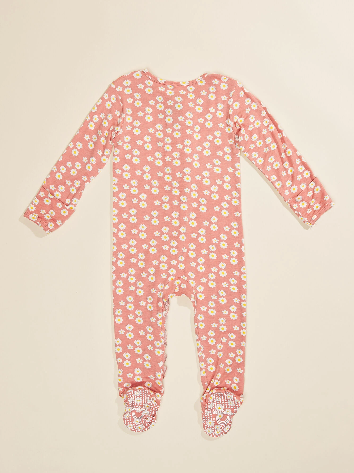 Rose Daisy Ruffle Footed Sleeper 2 Rose Daisy Ruffle Footed Sleeper - Image 2