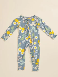 Toddler Clothing Store 7 Blue Daisy Romper