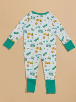 Roll With It Sleeper -Toddler Clothing Store 004030 PJ 921 GREEN 01