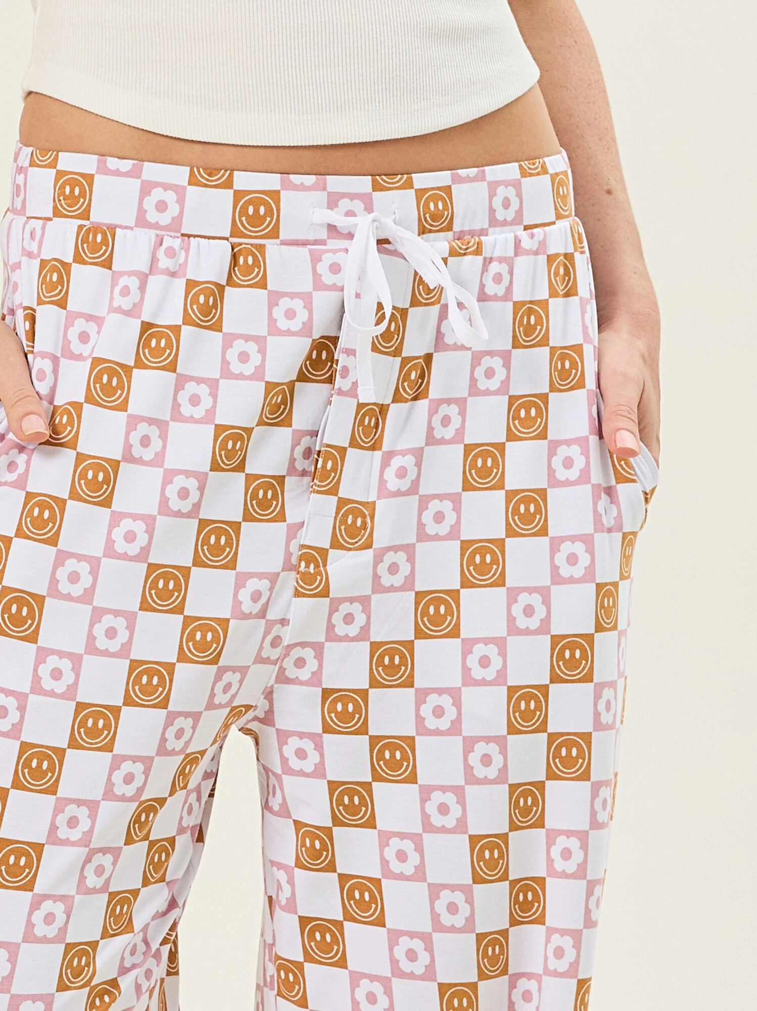 Retro Smiley Mama Pants 3 Retro Smiley Mama Pants - Image 3