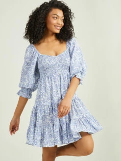 Evelyn Floral Mama Dress
