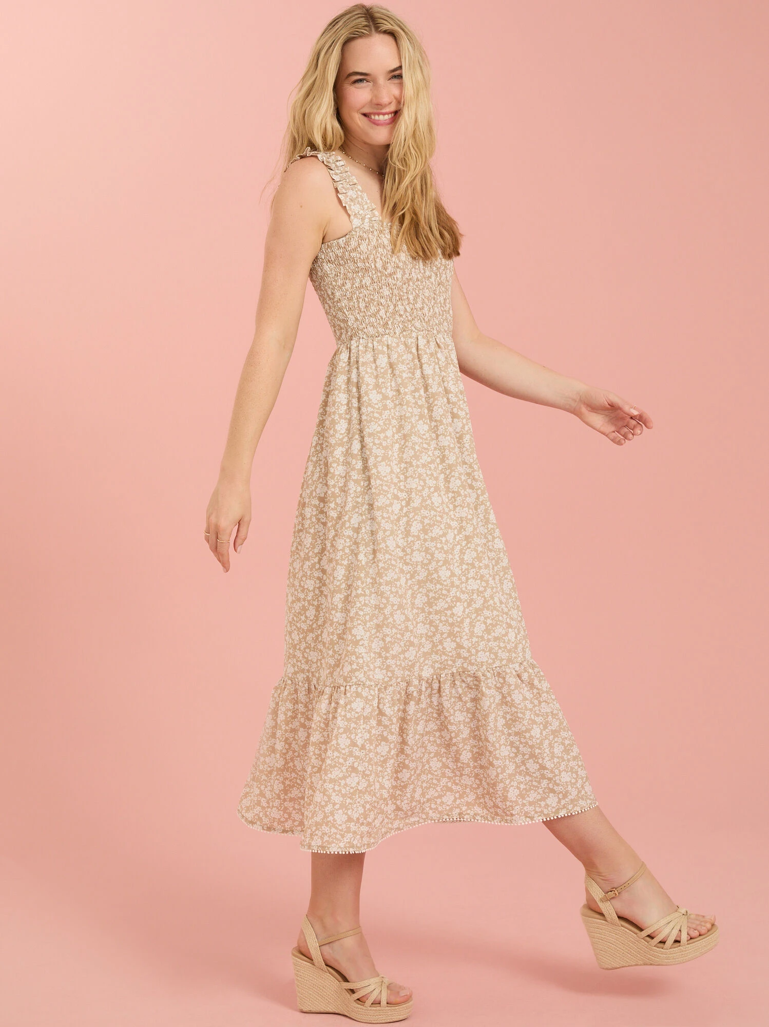 Allison Floral Mama Dress 2 Allison Floral Mama Dress - Image 2