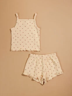 Strawberry Baby Tank And Shorts Set By Quincy Mae