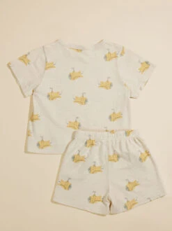 Submarine Tee And Shorts Set By Rylee + Cru -Toddler Clothing Store 004134 RC499EMAK WHITE 01