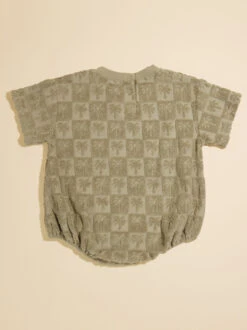 Palm Checkered Bubble By Rylee + Cru -Toddler Clothing Store 004134 RC520SZAL GREEN 01
