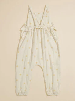 Katelyn Polka Dot Jumpsuit By Rylee + Cru 5 Katelyn Polka Dot Jumpsuit By Rylee + Cru -Toddler Clothing Store 004134 RC530QPLL YELLOW 01