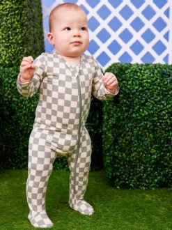 Bryson Checkered Footie
