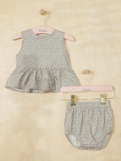 Azura Floral Top And Bloomer Set
