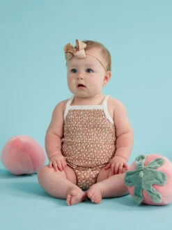 Eileen Floral Smocked Tank And Bloomer Set