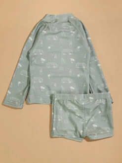 Surfs Up Swim Top And Shorts Set -Toddler Clothing Store 004136 SLSSS 24 BLUE 01