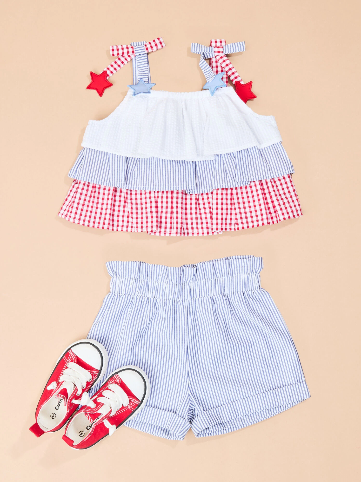 USA Toddler Star Tank And Shorts Set 1 USA Toddler Star Tank And Shorts Set