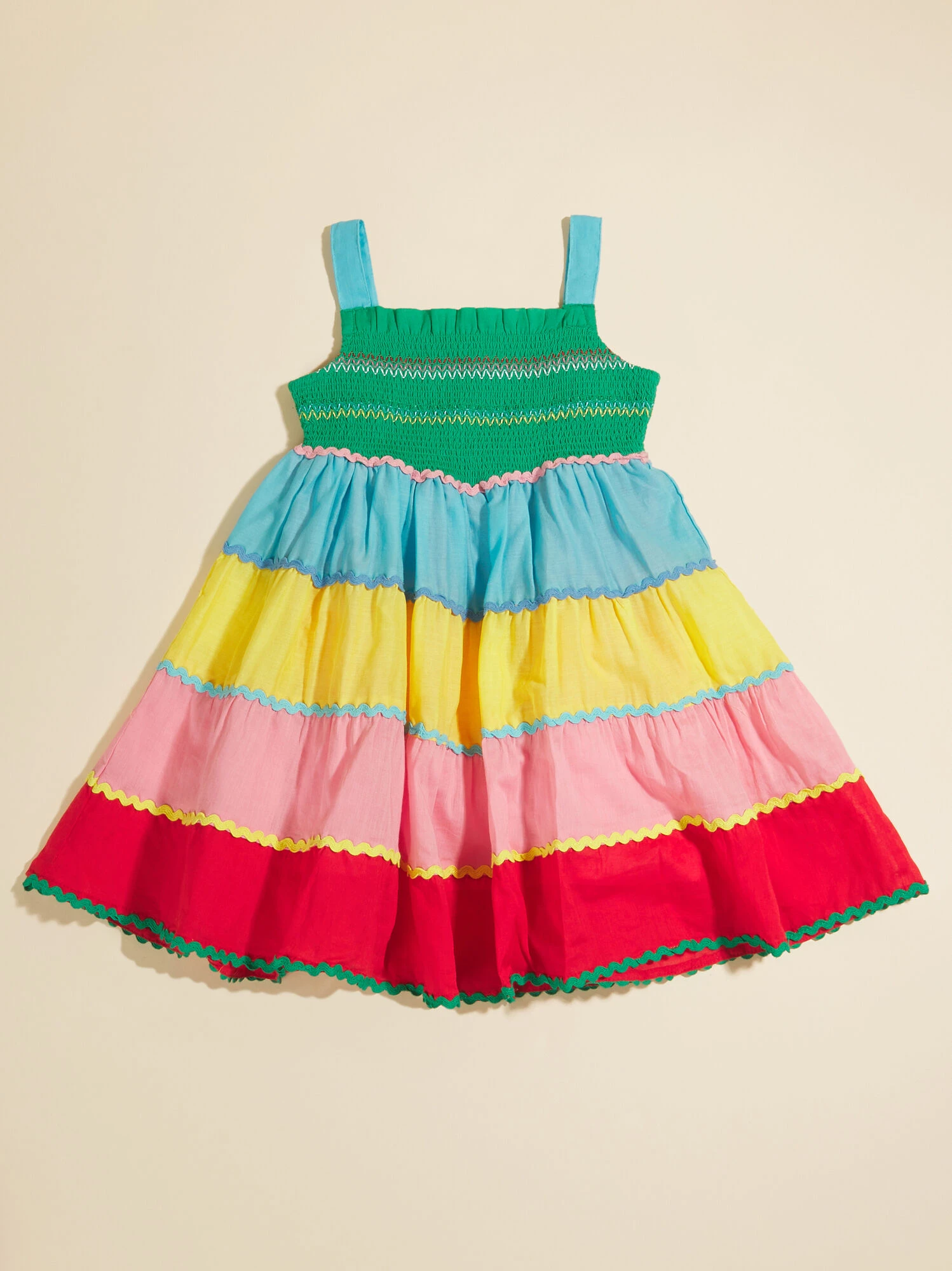 Ashley Smocked Tiered Dress 1 Ashley Smocked Tiered Dress