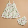 Luna Dainty Floral Dress And Bloomer Set