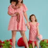 Kendra Floral Smocked Mama Dress