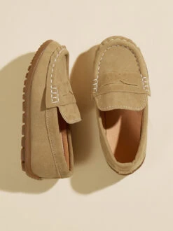 Daniel Driving Moccasin Shoes -Toddler Clothing Store 004284 550S23MOC TAN 01