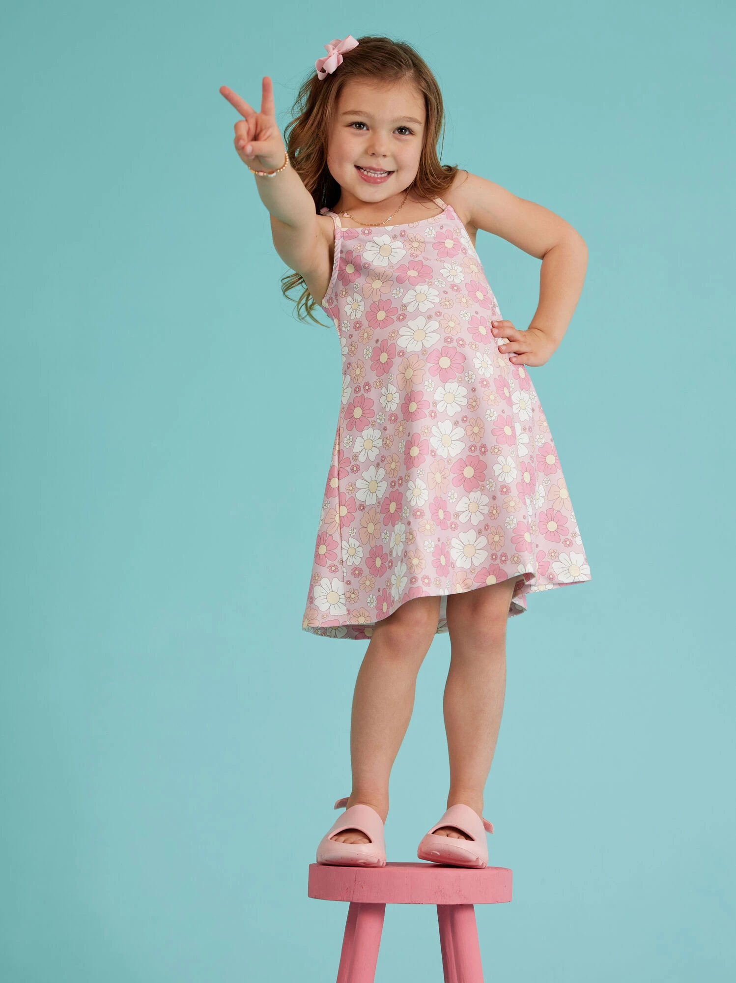 Laila Floral Athletic Dress 1 Laila Floral Athletic Dress